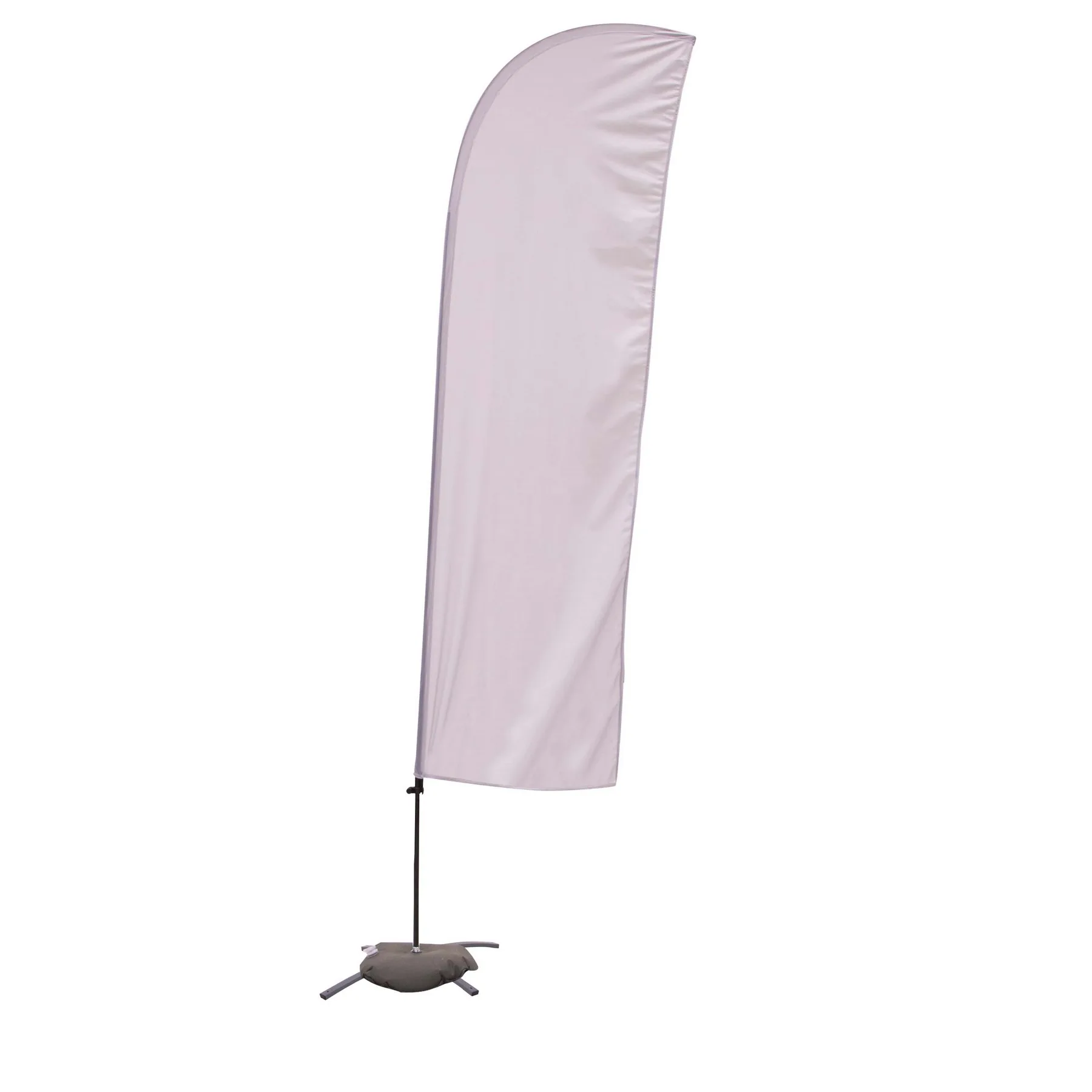 10.5' Value Blade Sail Sign Flag Kit Single-Sided Cross Base view 2