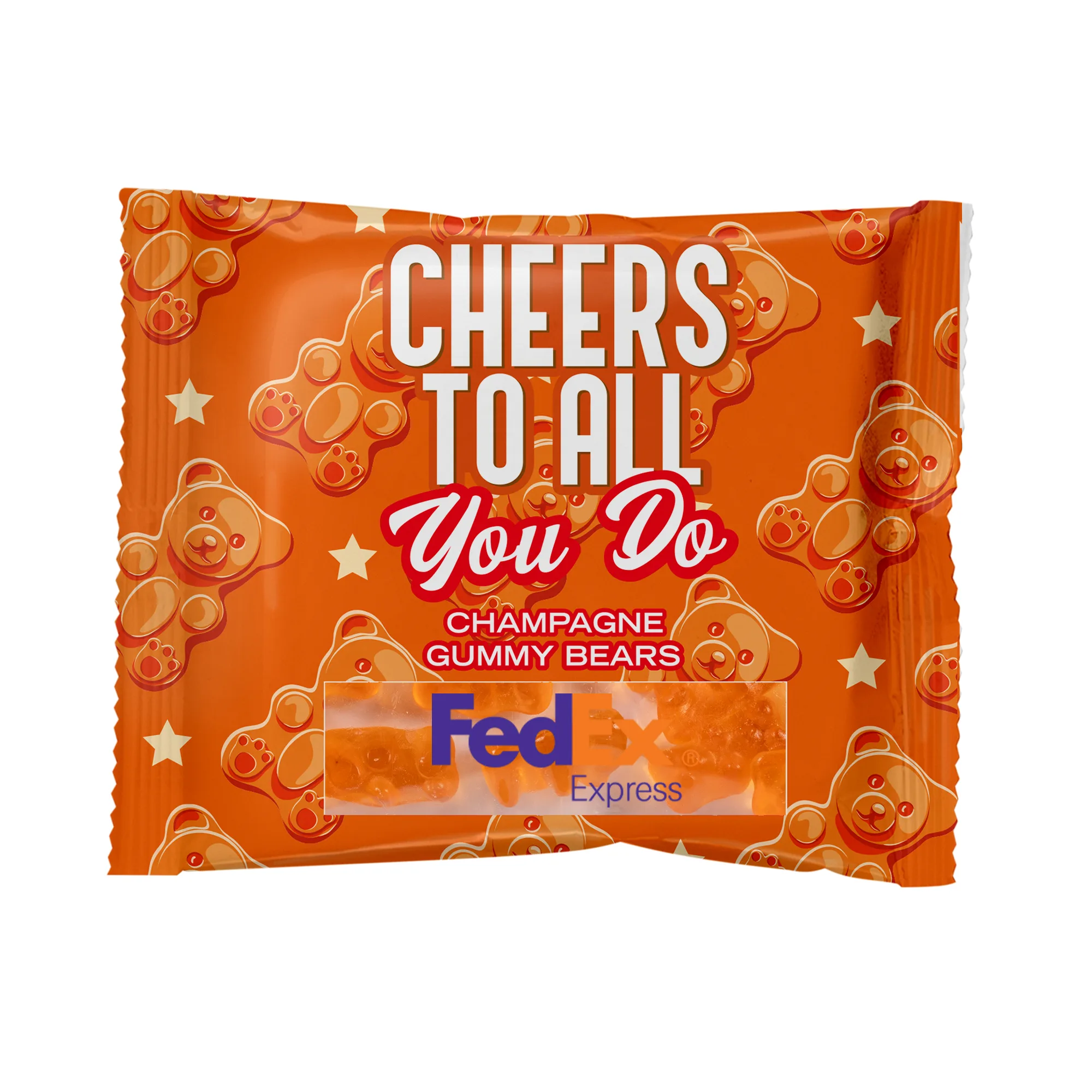 Candy By Color 2 Oz. Full Color Digibag with Gummy Bears