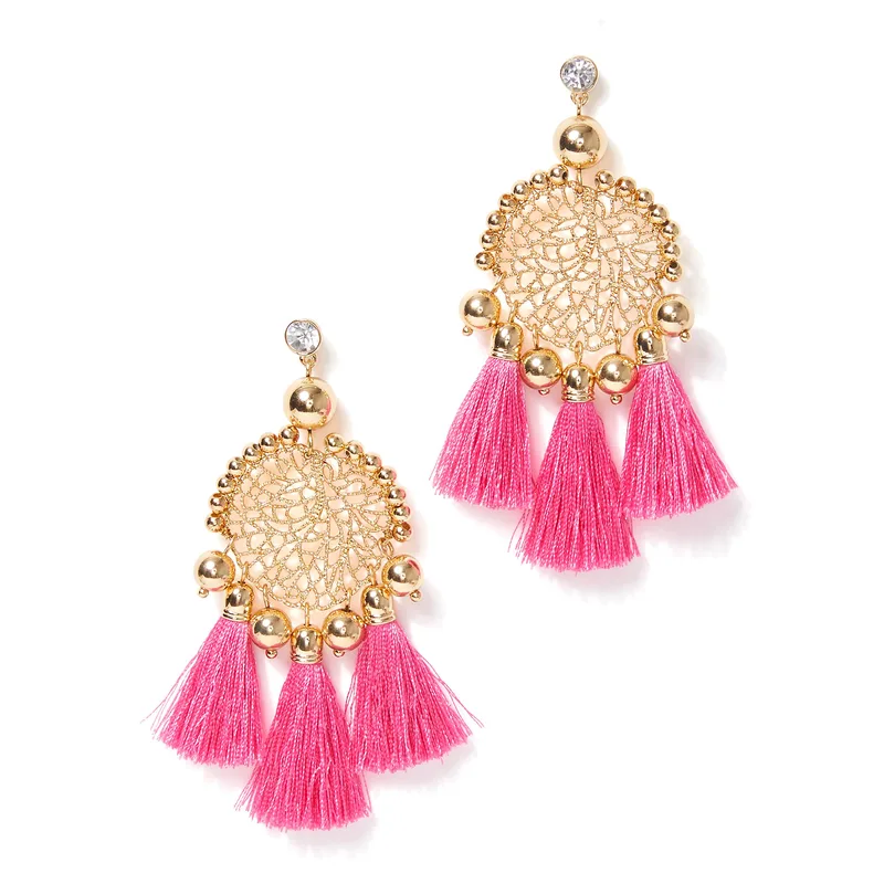 Lilly Pulitzer Sea Dreamer Earrings - Aura Pink