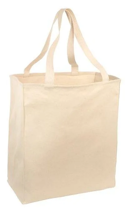 Port Authority® Ideal Twill Over-the-Shoulder Grocery Tote.