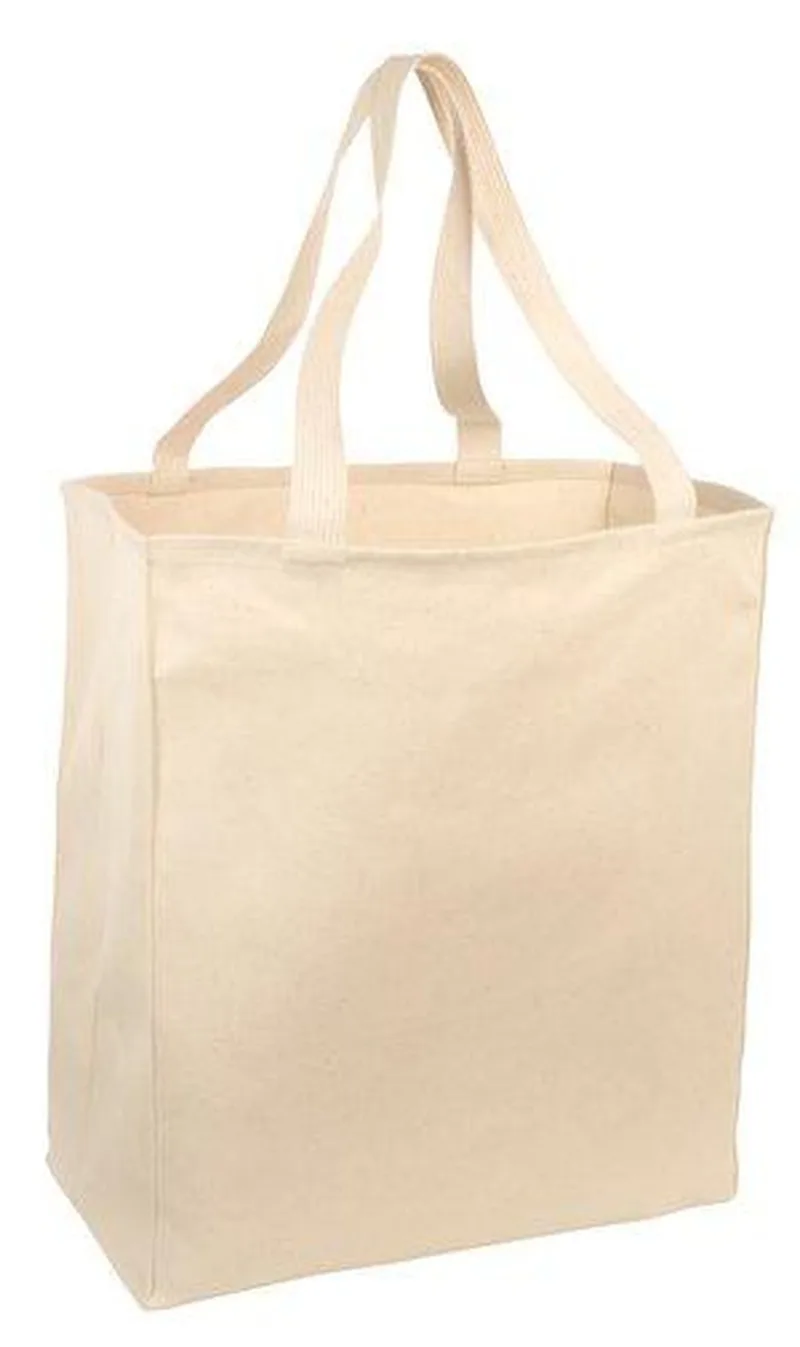 Port Authority® Ideal Twill Over-the-Shoulder Grocery Tote.