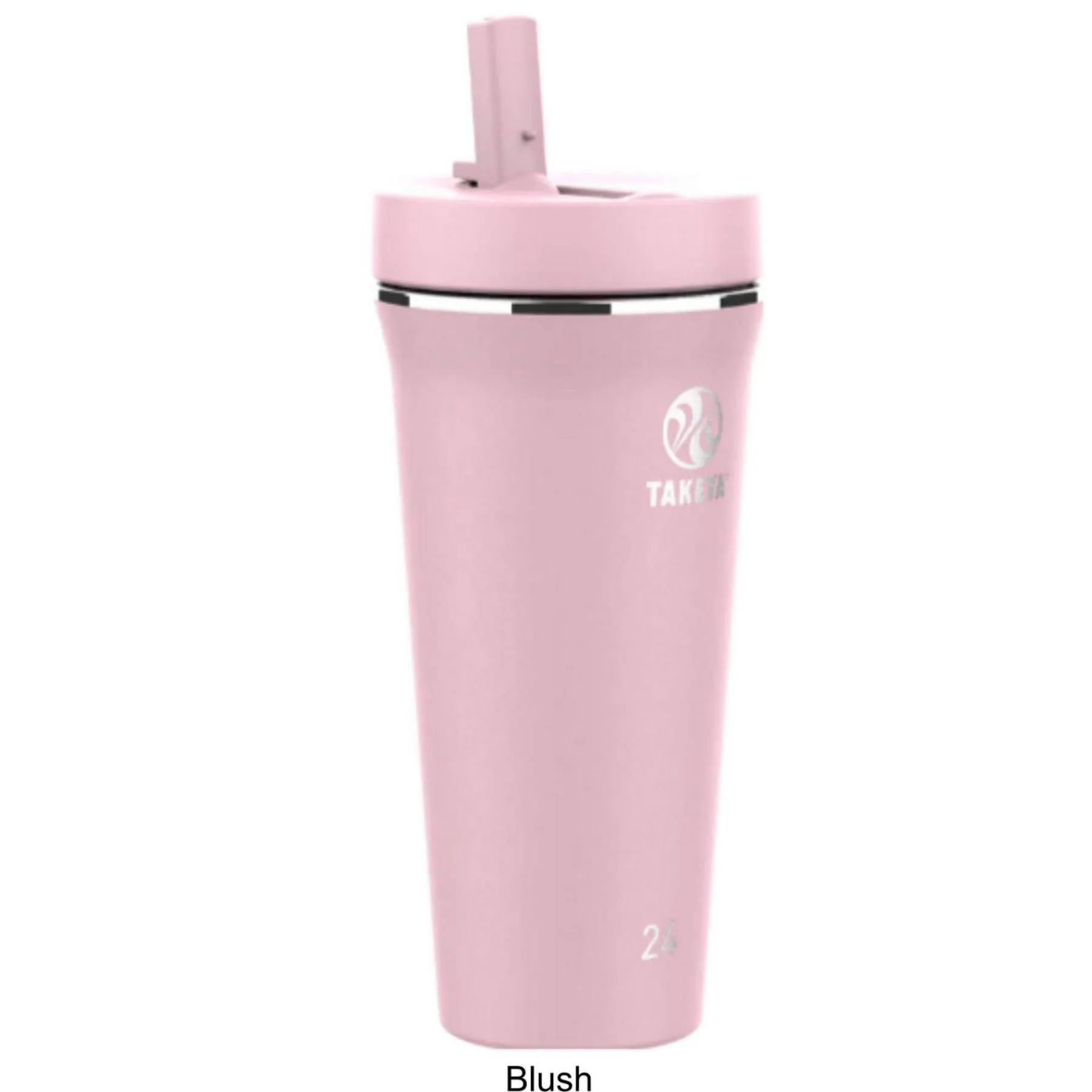 24 oz Takeya® Stainless Steel Insulated Tumbler w/ Straw Lid view 3