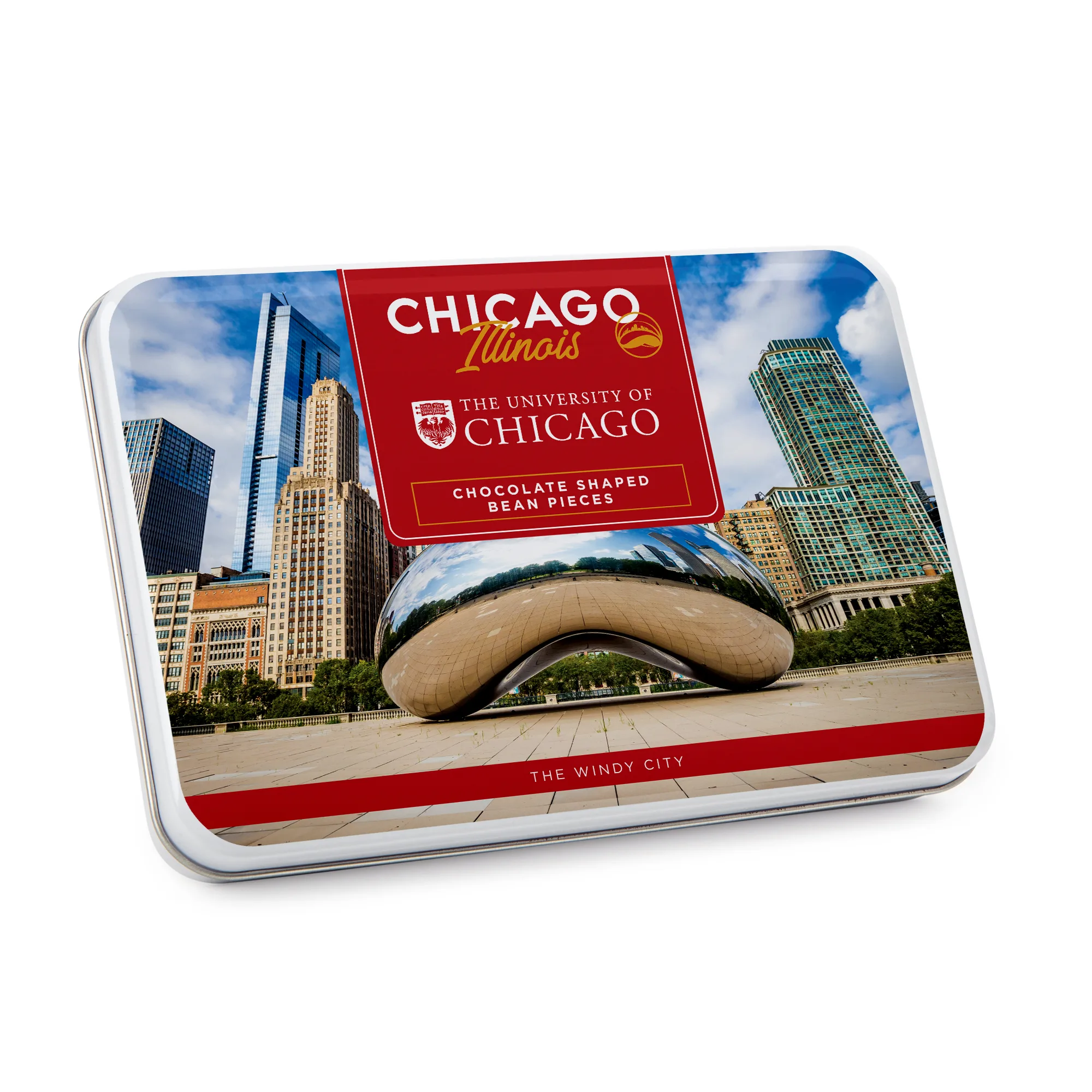 Gift Tin with The Chicago Bean Chocolates view 2