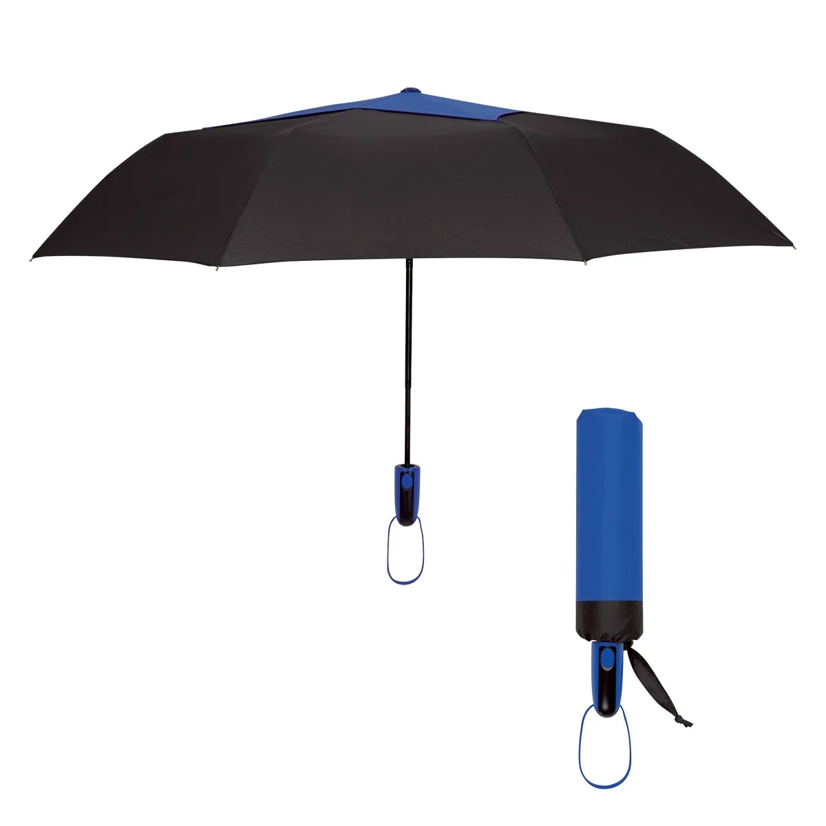 44" Arc Telescopic Diamond Top Vented Umbrella view 3