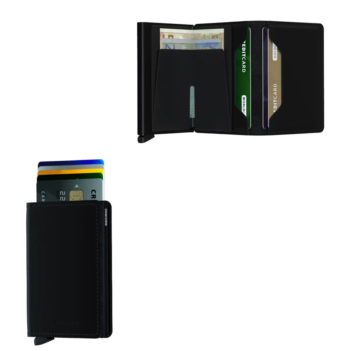 Secrid Slimwallet Matte Leather - Black