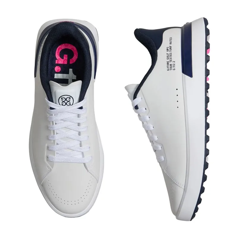 GFORE Women's G.112 Kiltie Golf Shoe - Snow/Twilight