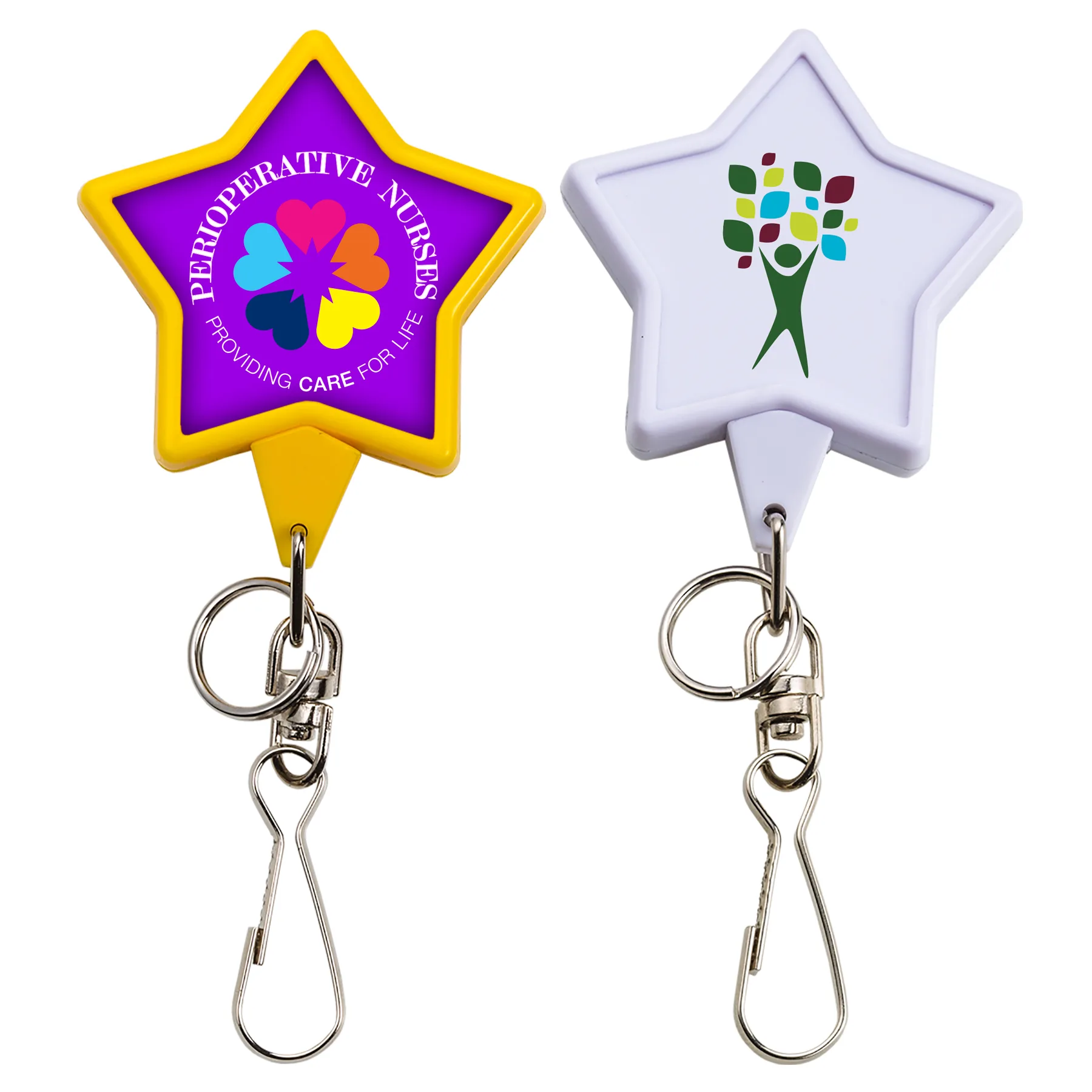 Bamboo Jumbo Star Retractable Badge Reel