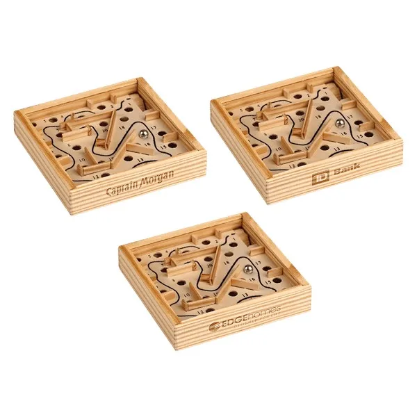 A-Mazing Wood Mini Maze Game view 2