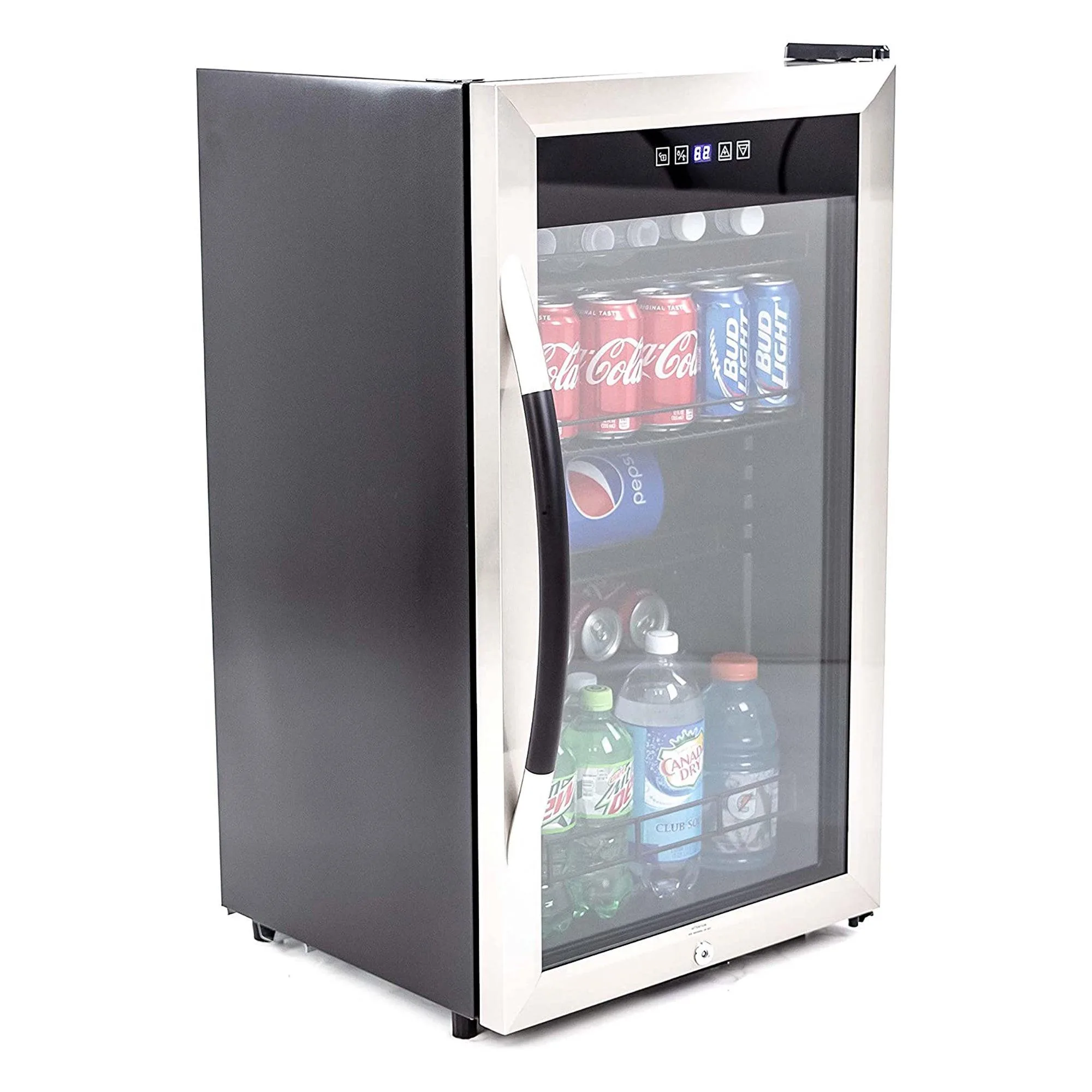 Avanti 108 Can 3.0 Cubic Foot Beverage Center Fridge w/Double Pane Door