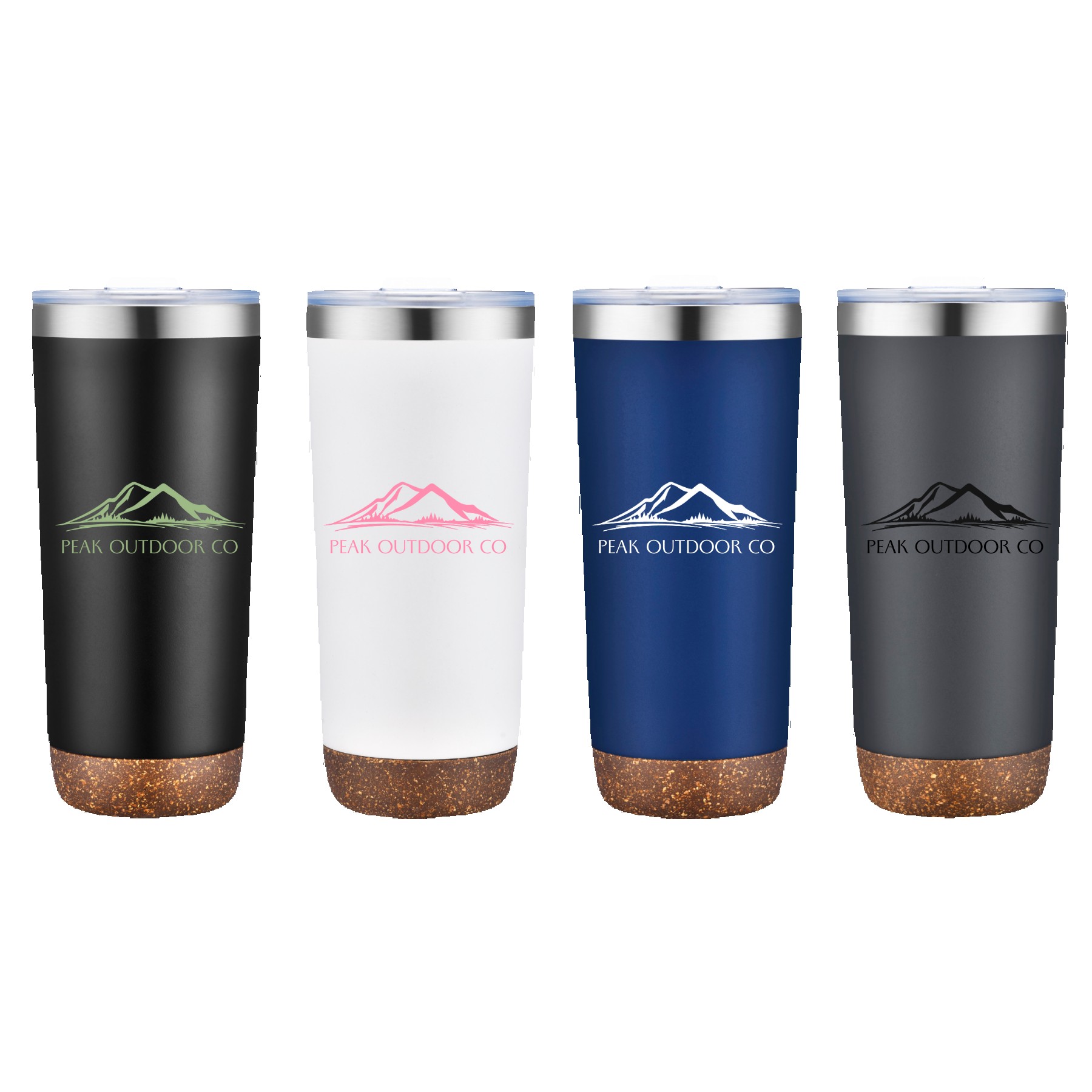 22. Oz. Vacuum Tumbler w/Cork Bottom