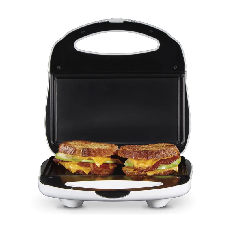 Proctor Silex Sandwich Maker Nonstick Surface - White