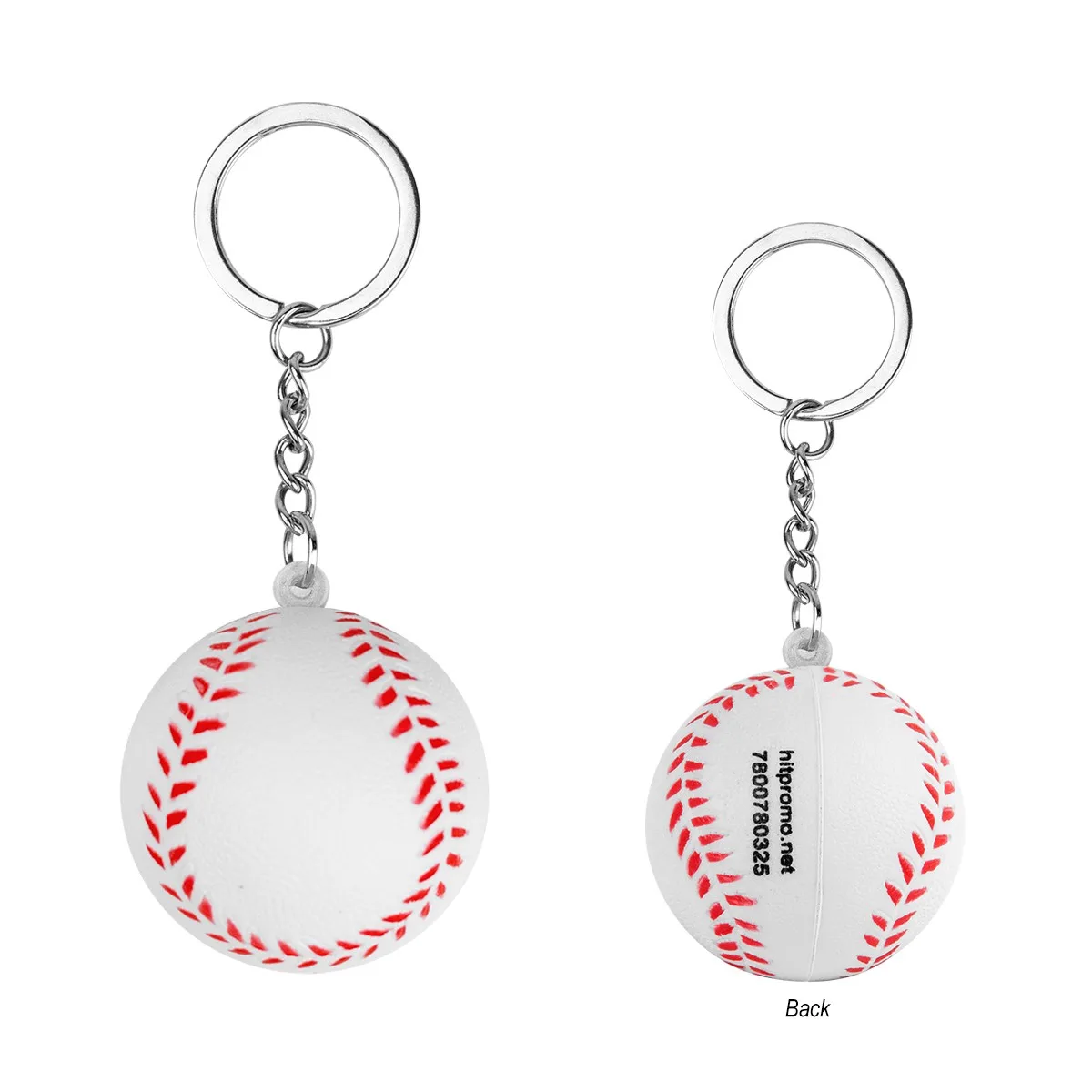 Baseball Stress Reliever Keychain view 3