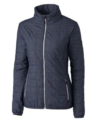 Cutter & Buck Rainier PrimaLoftÂ® Womens Eco Insulated Full Zip Puffer Jacket view 2