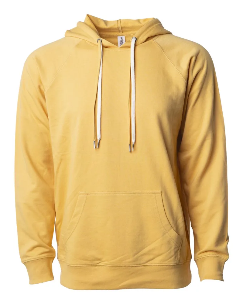 Independent Trading Co® Unisex Icon Lightweight Loopback Terry Hooded Sweatshirt view 7