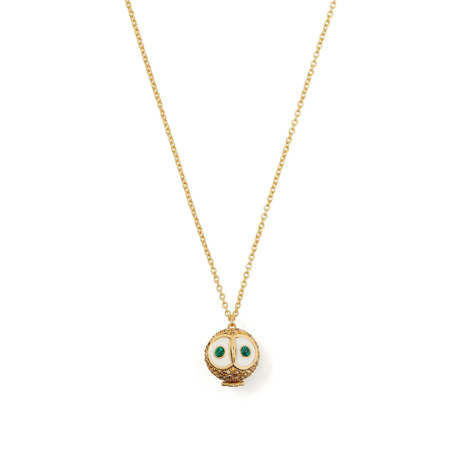 kate spade new york Night Bird Pavé Mini Pendant - Multi