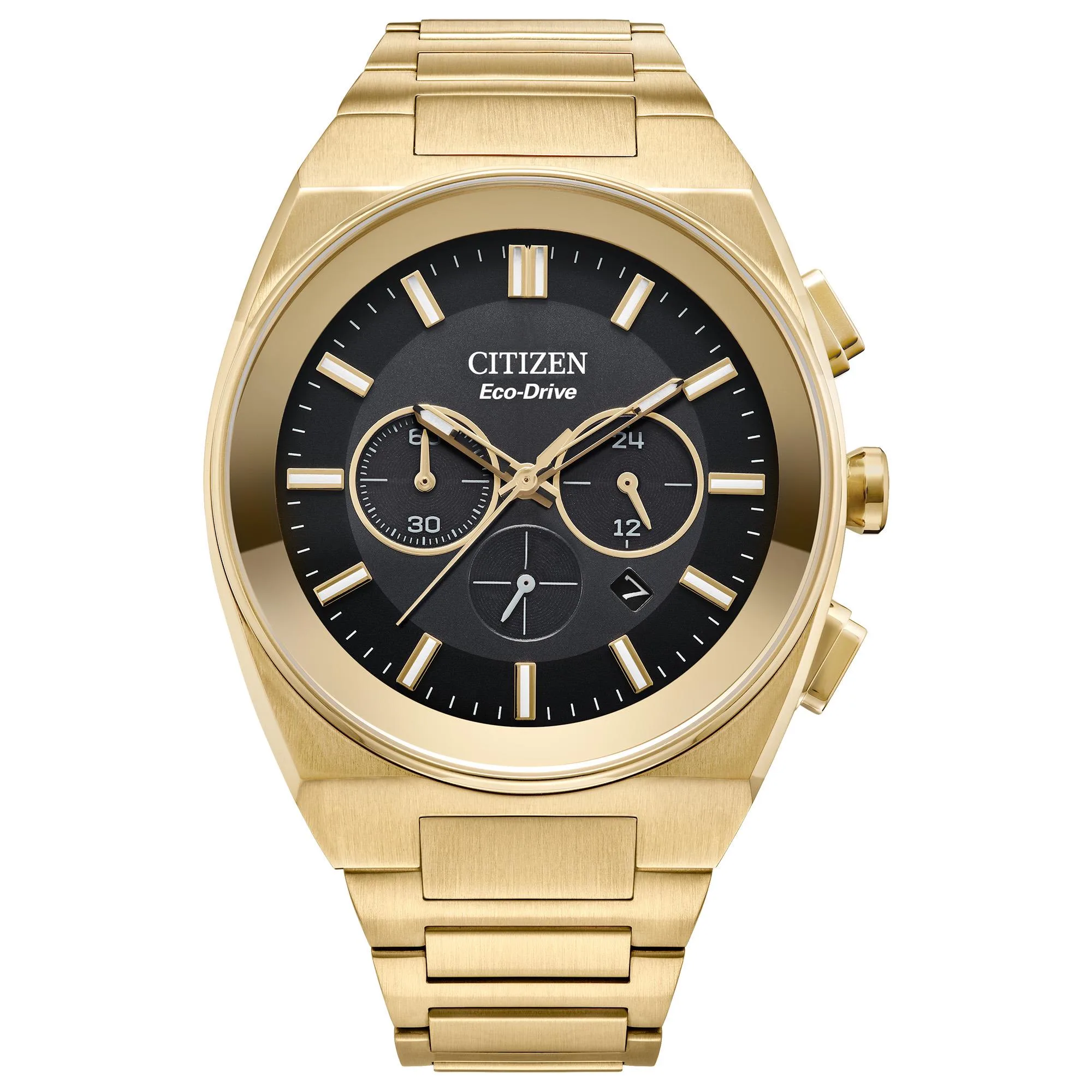 Citizen Watch Men's Axiom Stainless Steel Bracelet Watch Black Dial