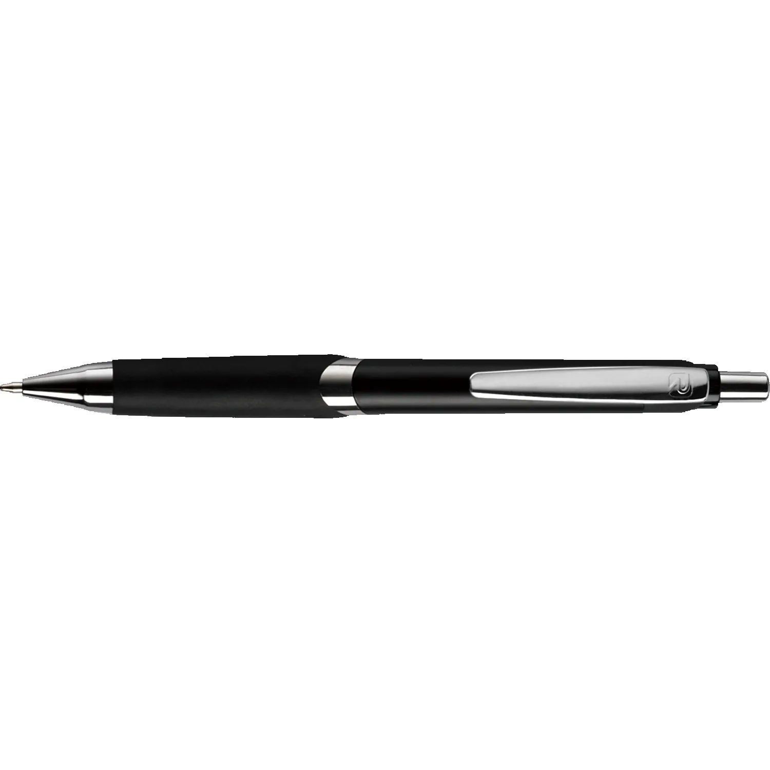 Black/Silver Blank Front View