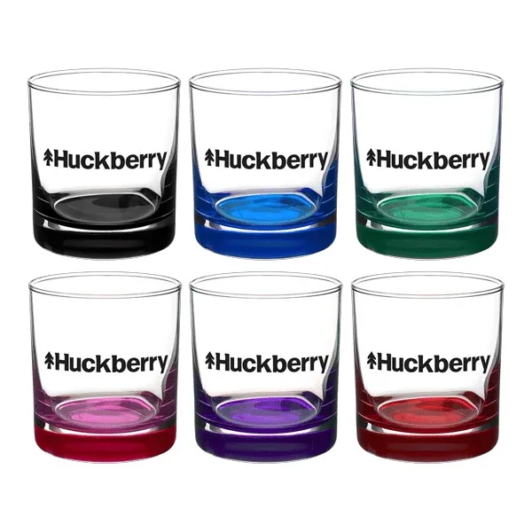 Aristocrat 10.5 oz ARC Whiskey Rocks Glass with Color Bottom