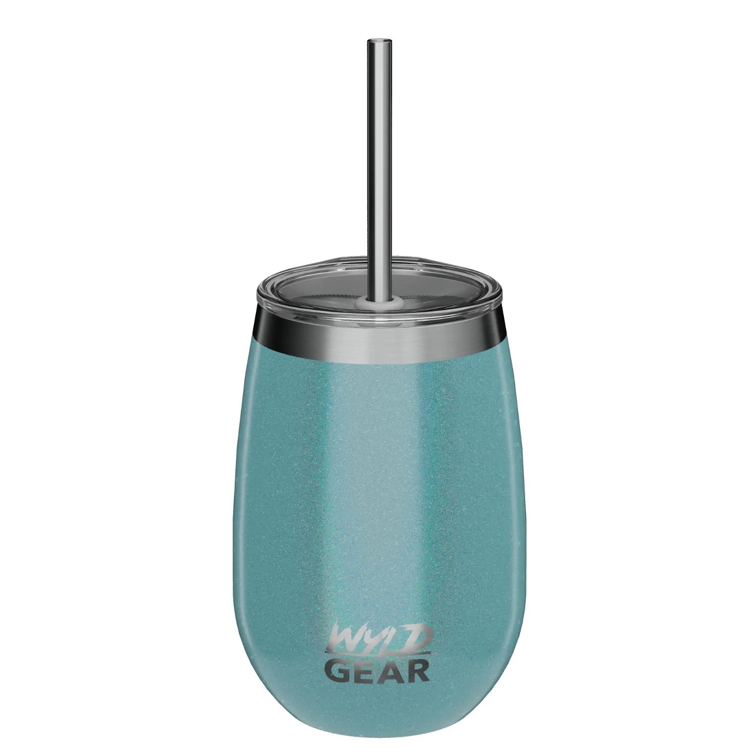 12 oz Wyld Gear® Stainless Steel Vacuum Insulated Wine Tumbler With lid view 6