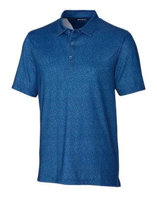 Cutter & Buck Pike Micro Floral Print Stretch Mens Polo view 2