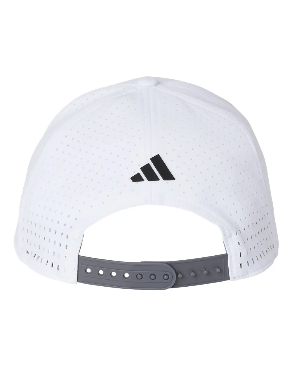 White Blank Back View