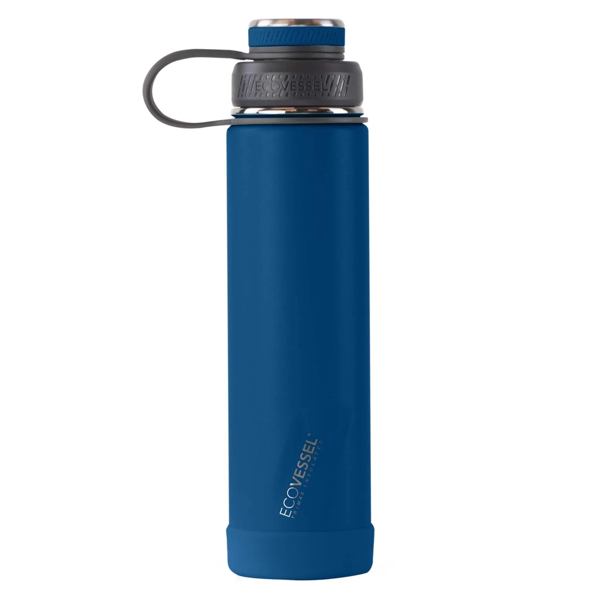 EcoVessel Boulder 24 Oz Trimax® Insulated Ss Water Bottle - Nightfall Navy