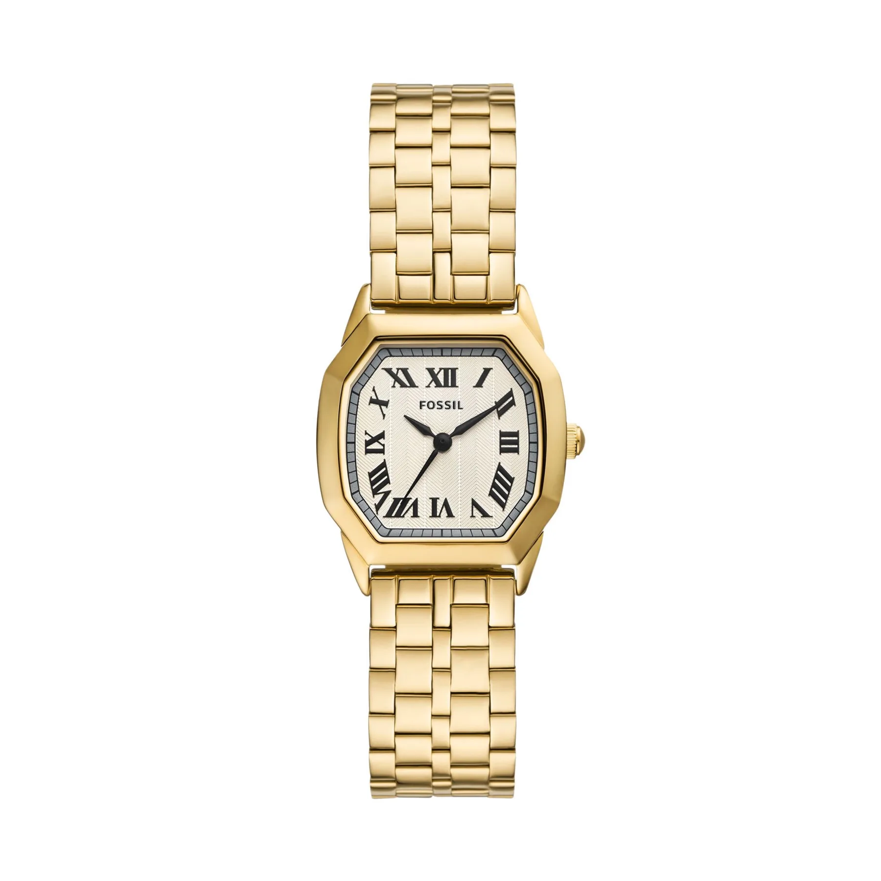 Fossil Women's Harlow Three-Hand Gold-Tone Stainless Steel Watch