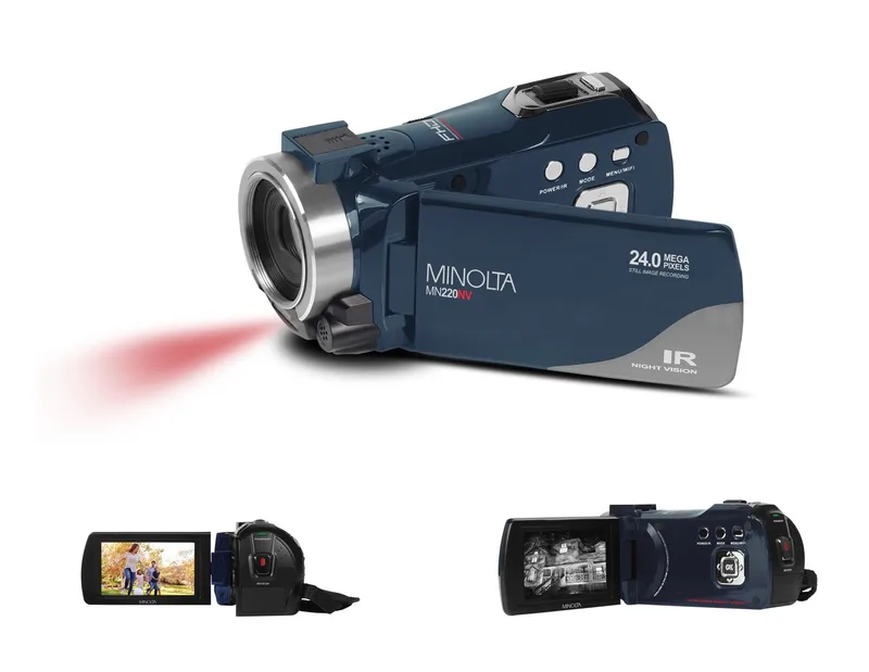 Minolta 1080P Full Hd Night Vision Camcorder