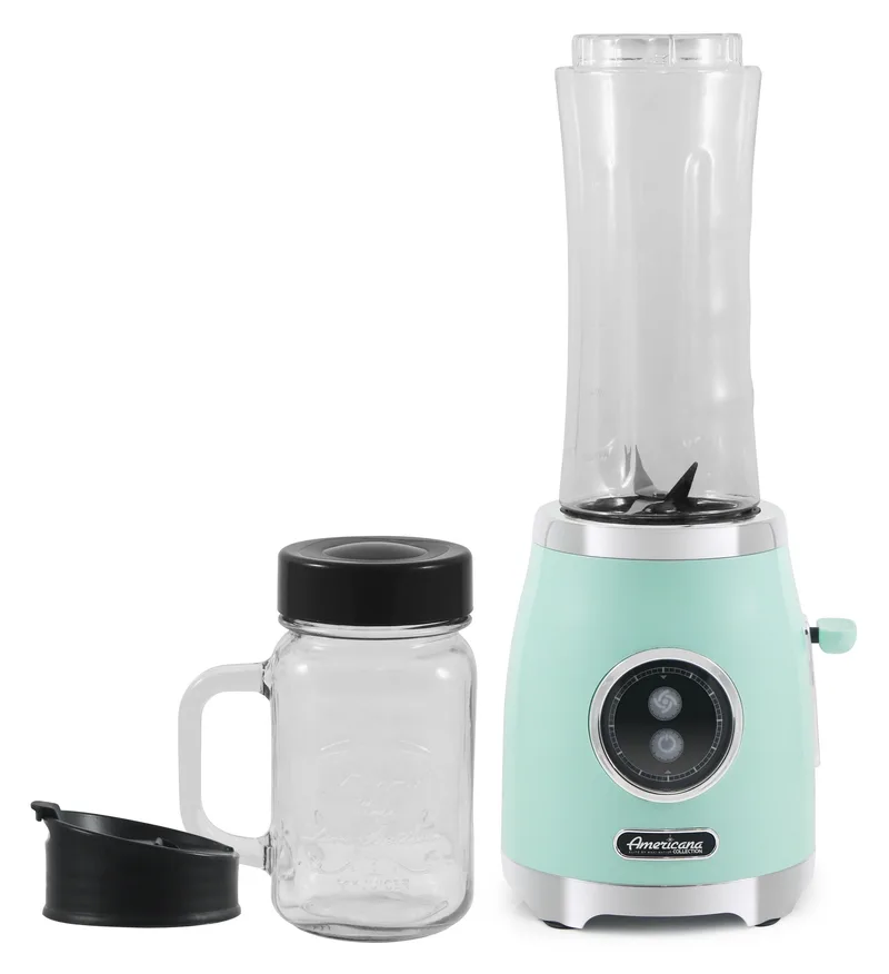 Elite Retro Personal Blender W/ Sports Bottle Mint
