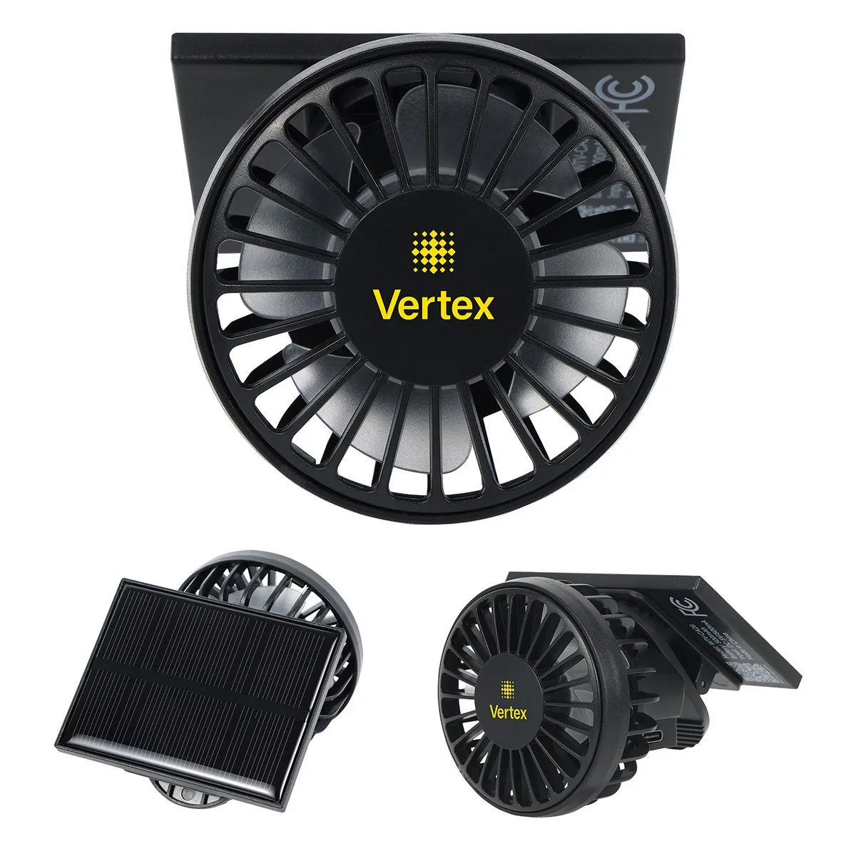 Cool Aid Solar-Powered Portable Fan With Clip view 2
