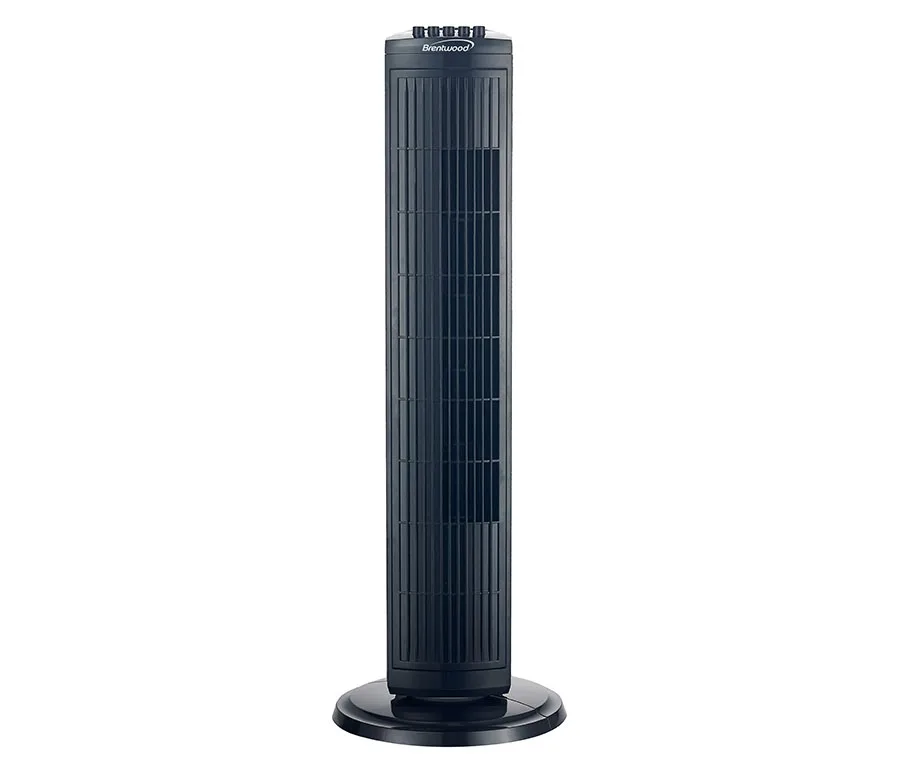 30'' Black Tower Fan