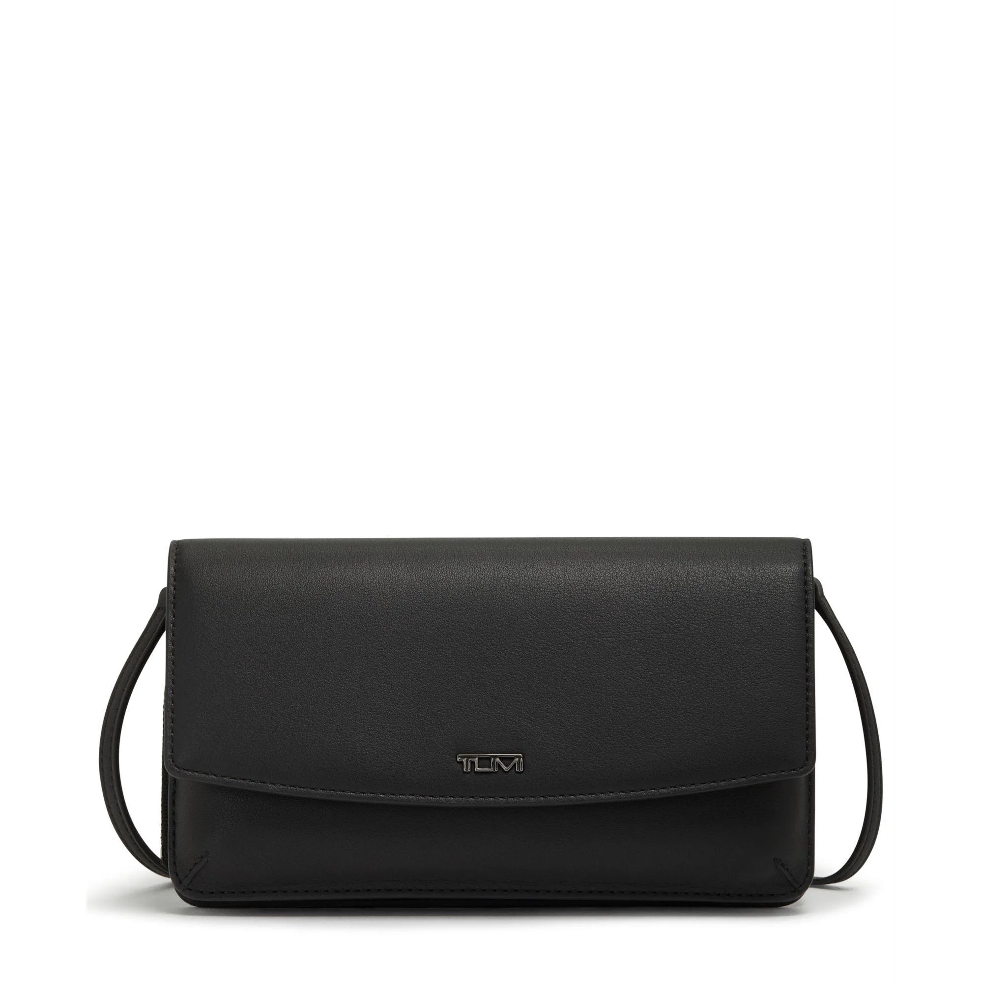 Tumi Belden Wallet Crossbody- Black Leather