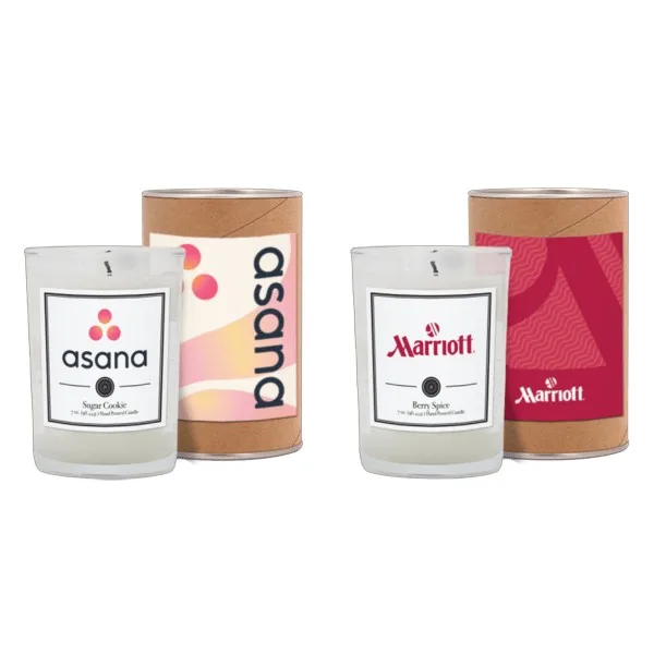 8 oz. Scented Tumbler Candle in a Cardboard Gift Tube w/ Metal Lid