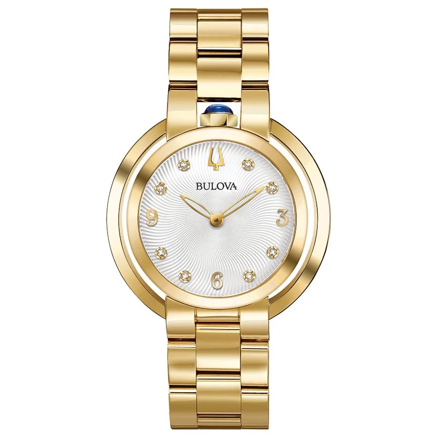 Bulova Watches Ladies' Rubaiyat Diamond Dial Bracelet Watch