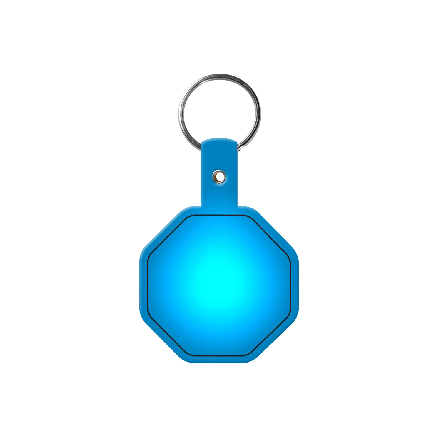 Stop Sign Flexible Key Tag view 2