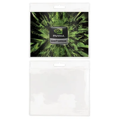 Blank Clear ID/Badge Holder