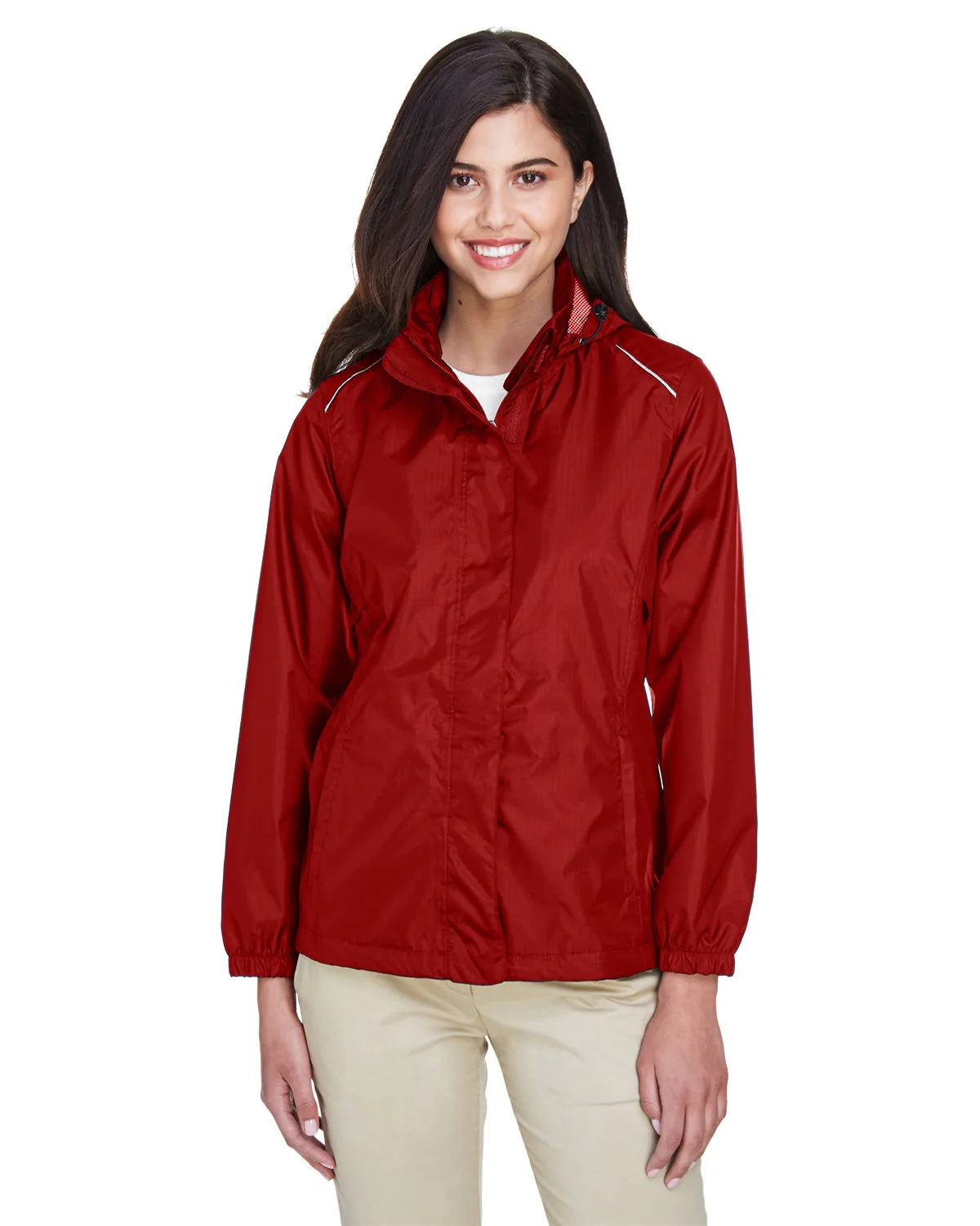 CORE 365 Ladies' Climate Seam-Sealed Lightweight Variegated Ripstop Jacket view 3