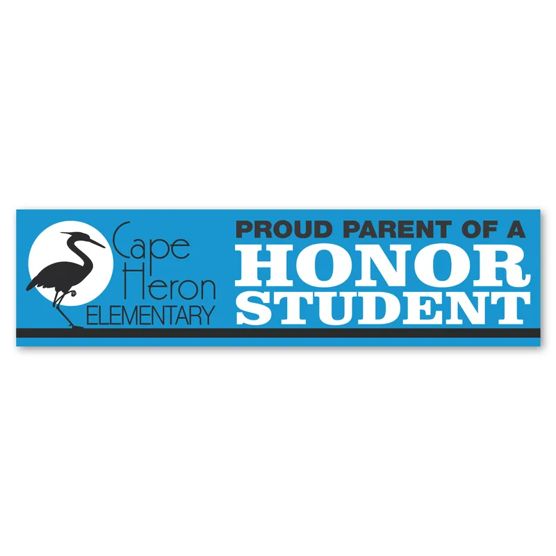 3 X 11.5" Rect Perm Bumper Sticker