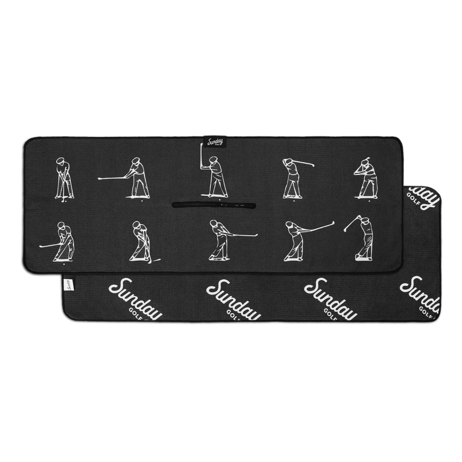 Sunday Golf® Classic Golf Towel with Club Attachment Hole view 6