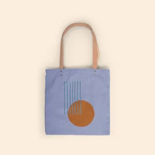 Main Squeeze Super Size - Colored Canvas With Leather Handles view 2
