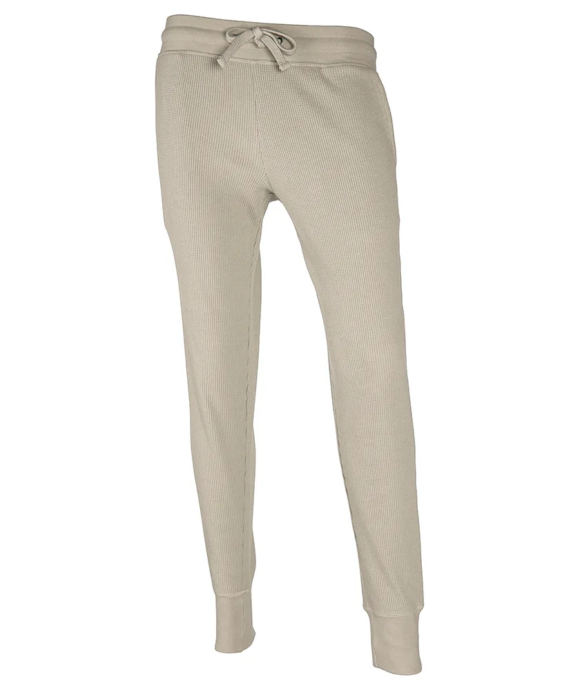 Women's Lightweight Waffle Joggers view 4