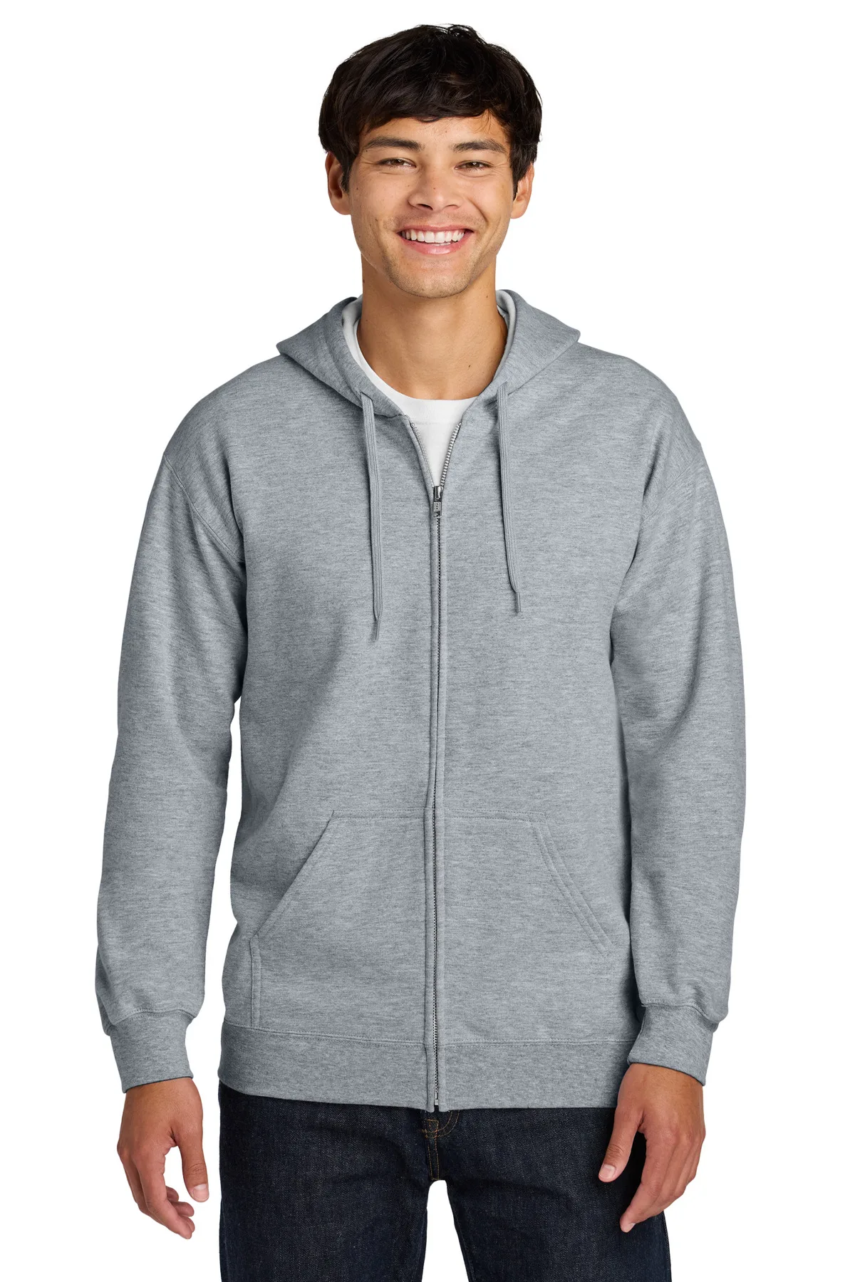 Gildan Softstyle® Midweight Fleece Full-Zip Hooded Sweatshirt view 4