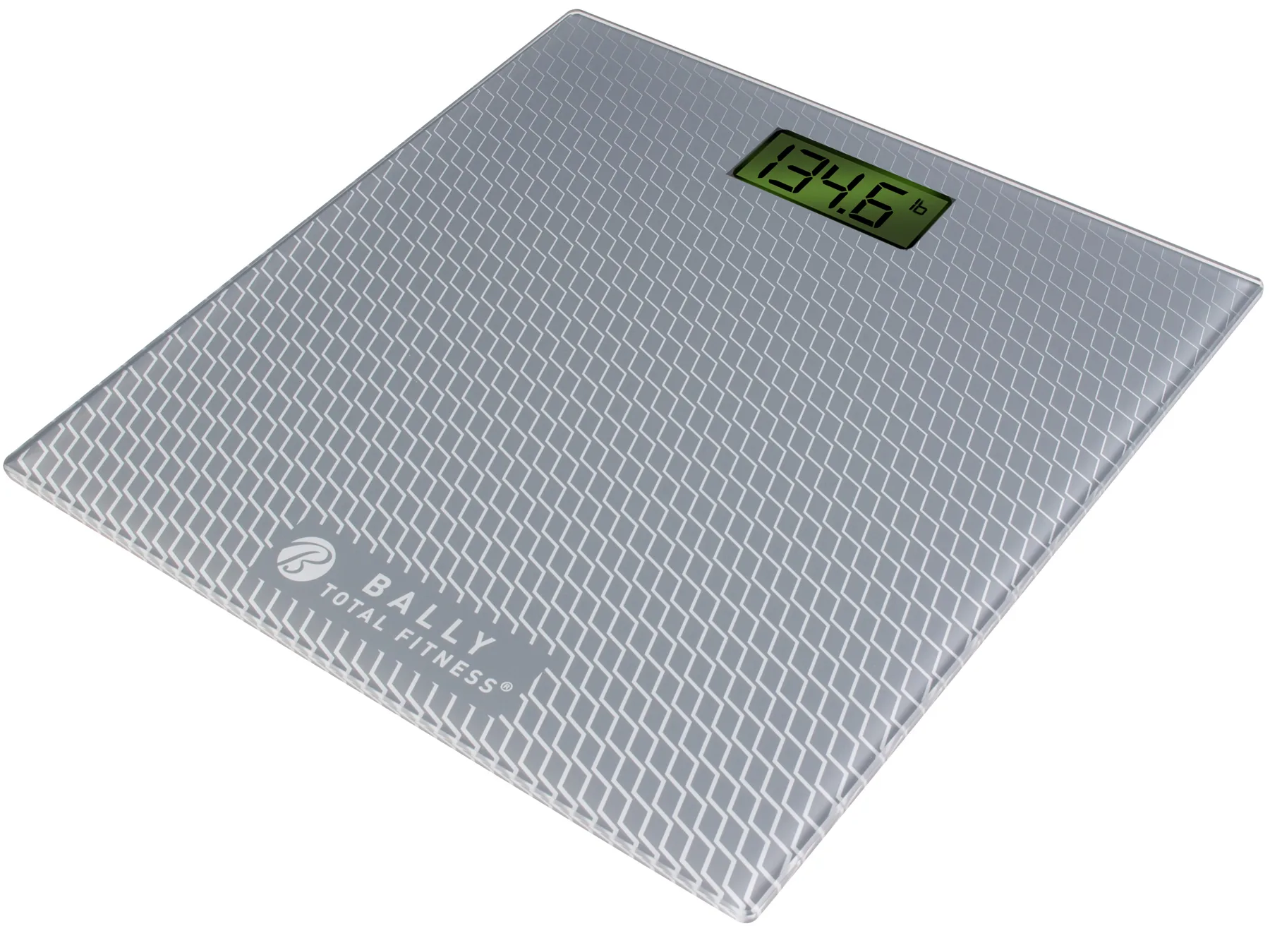 Health, Beauty & Fitness Bally's Digital Bathroom Scale w/3.25" Lcd - Gray
