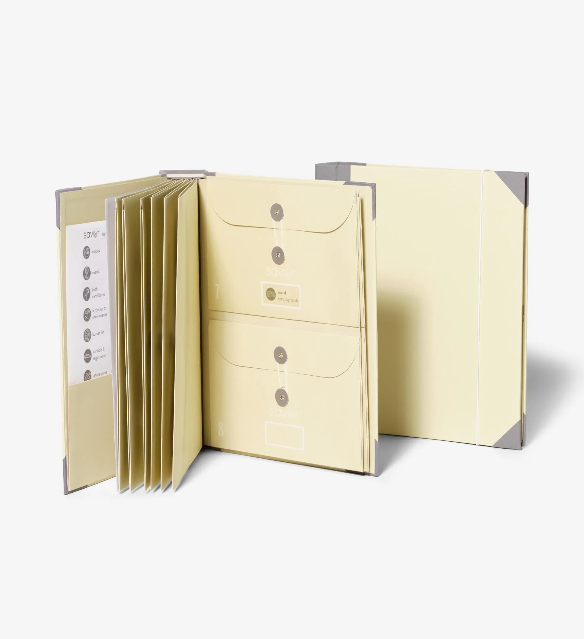 Savor Folio Document Organizer - Slate