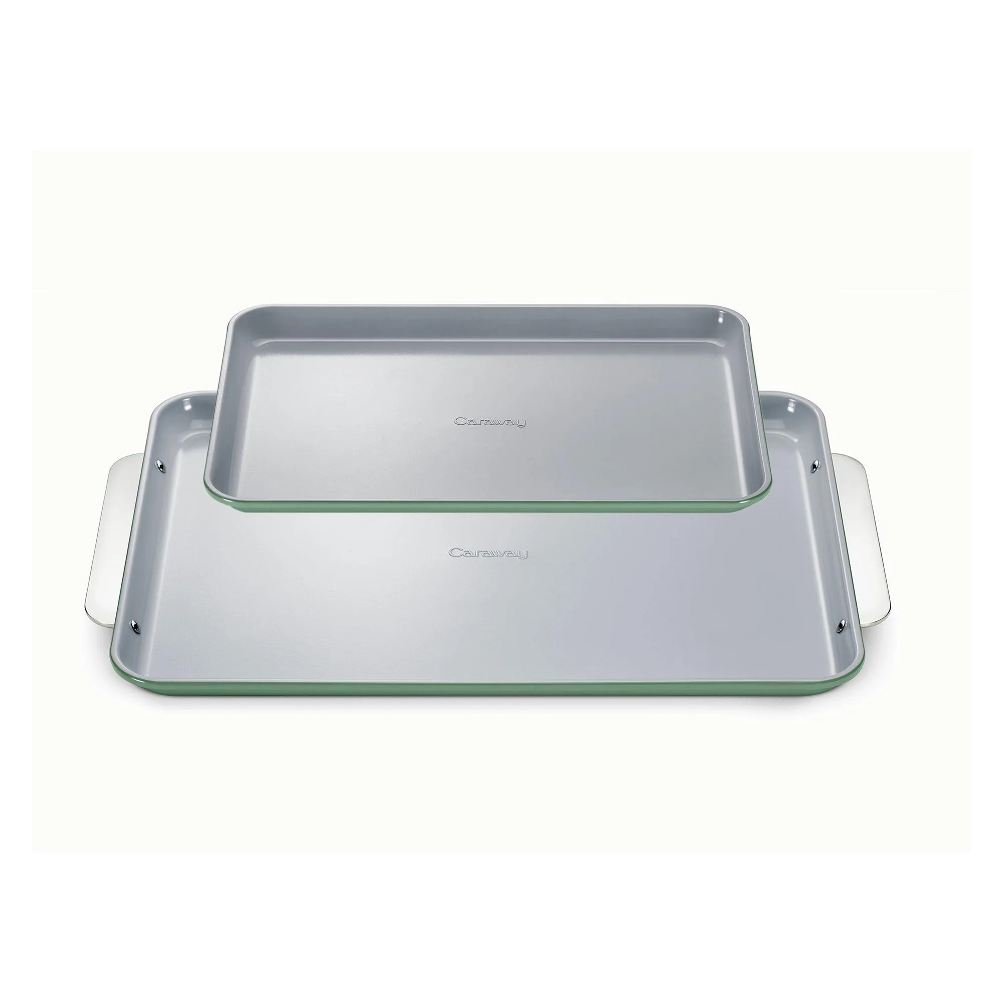 Caraway Nonstick Ceramic Baking Sheet Duo - Sage