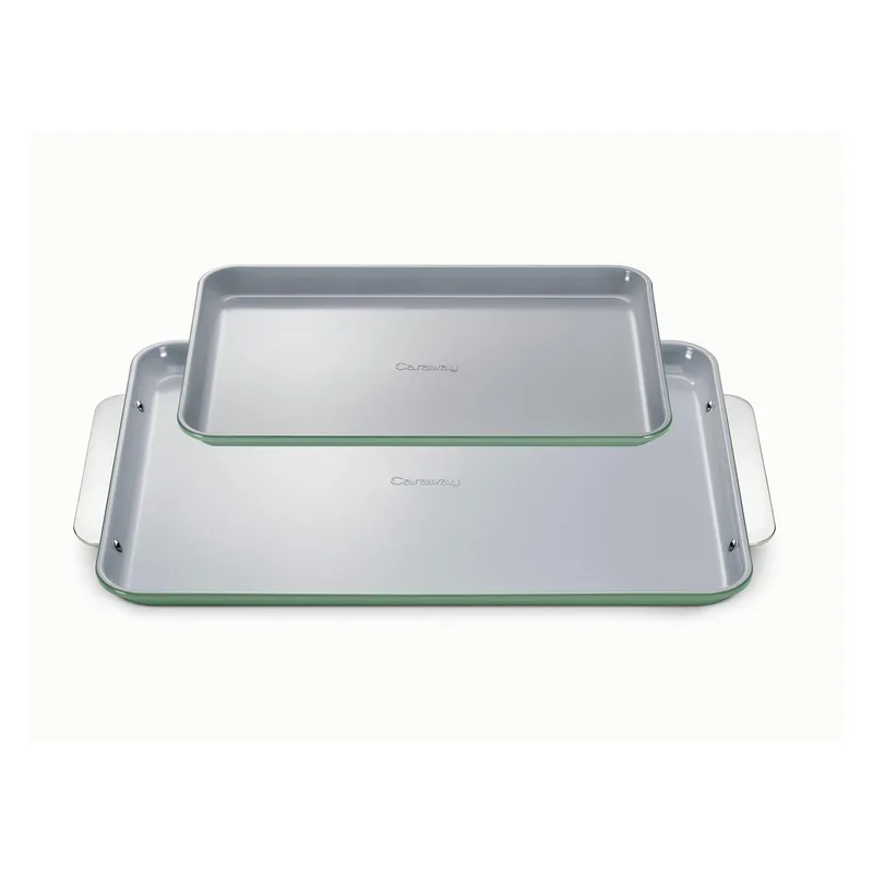 Caraway Nonstick Ceramic Baking Sheet Duo - Sage