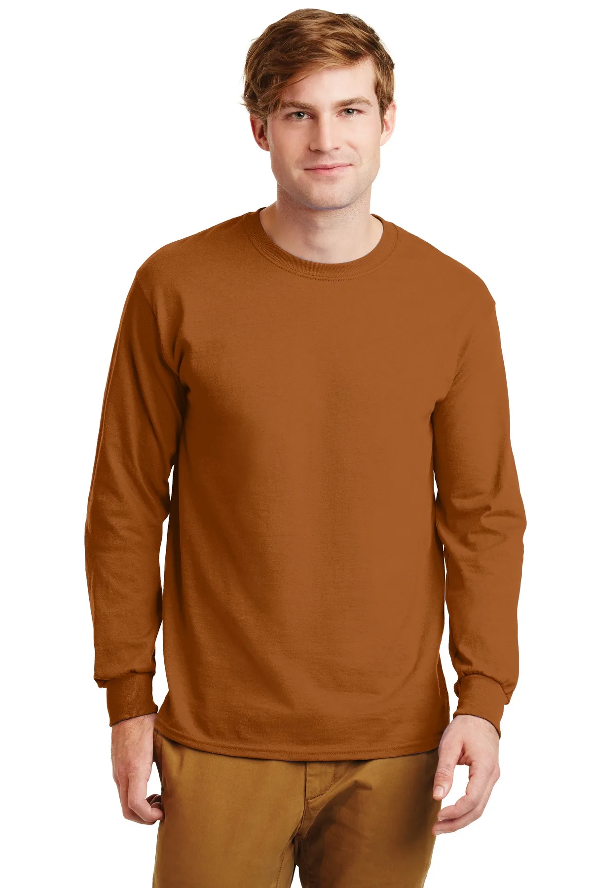 Gildan® - Ultra Cotton® 100% US Cotton Long Sleeve T-Shirt. view 5