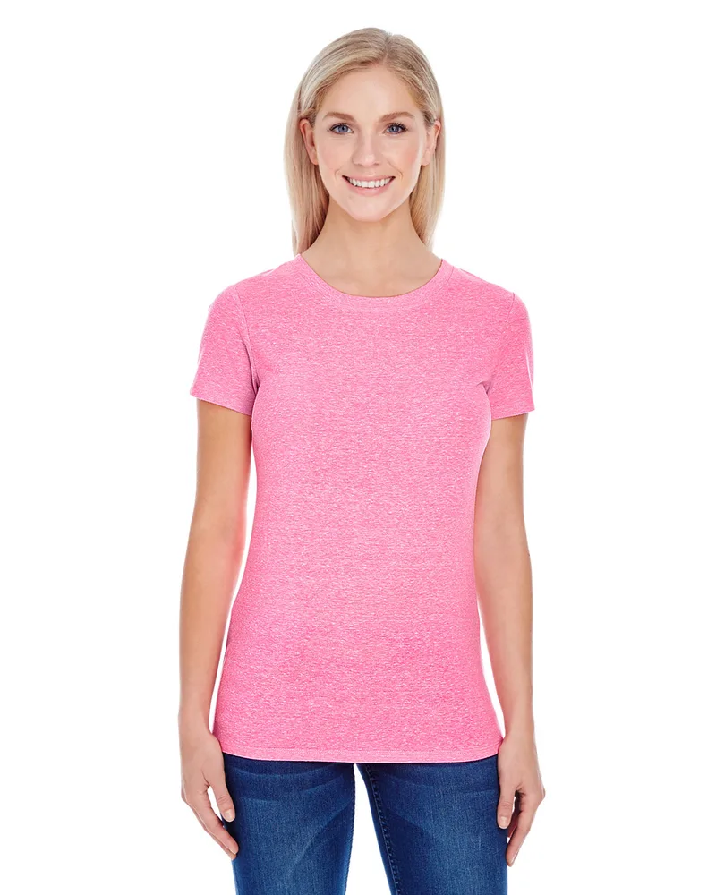 THREADFAST Ladies' Triblend Short-Sleeve T-Shirt view 7