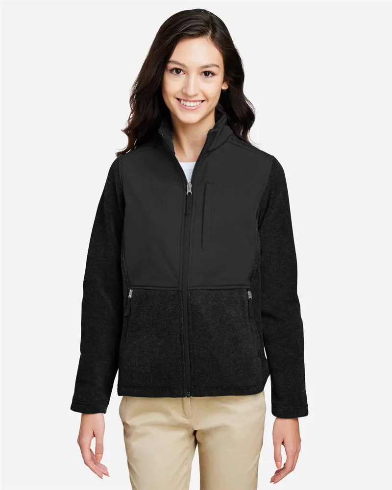 CORE365™ Women's Journey Summit Hybrid Full-Zip Jacket view 2