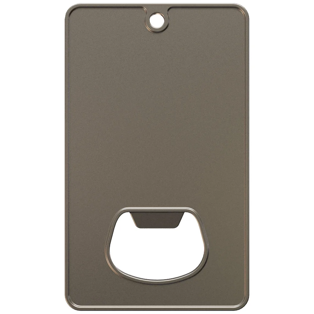 Vibraprint® Black Nickel Bottle Opener Medallion (3-1/4'' x 2") view 2